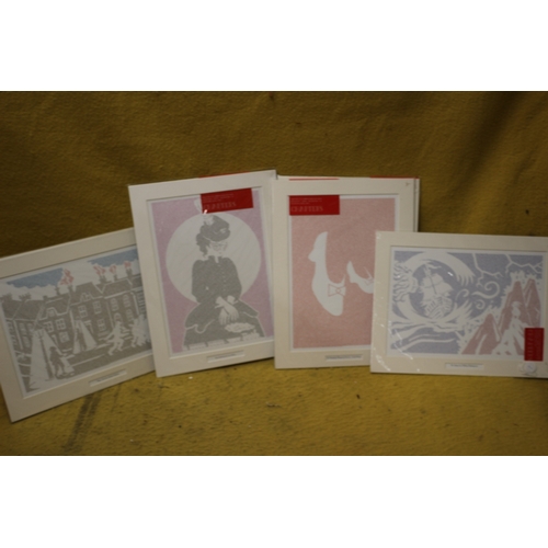 364 - 4 x Lithographs of Famous Plays and Films including The Wizard of Oz - 40 x 31cm