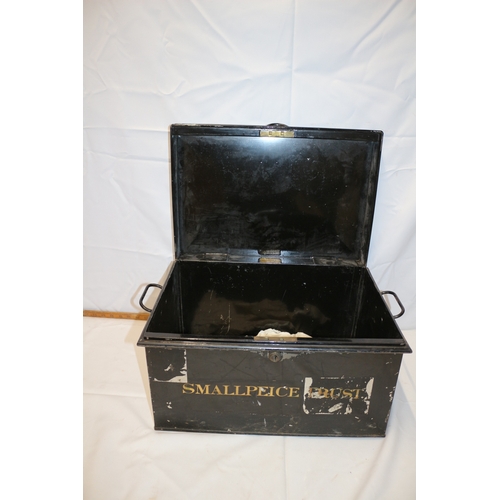 55 - Vintage Metal Deed Box 48cm wide