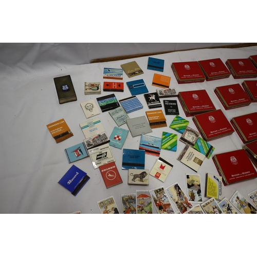 7 - Large Bundle of Benson & Hedges Tins plus Matches, Cards etc