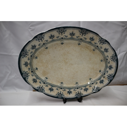 9 - F & Sons Dudley Burslem Platter. 43cm wide