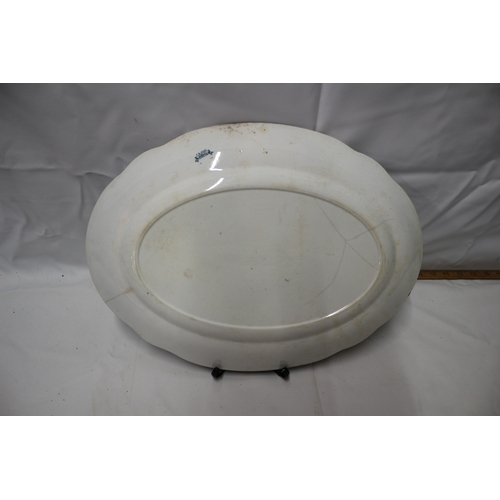 9 - F & Sons Dudley Burslem Platter. 43cm wide