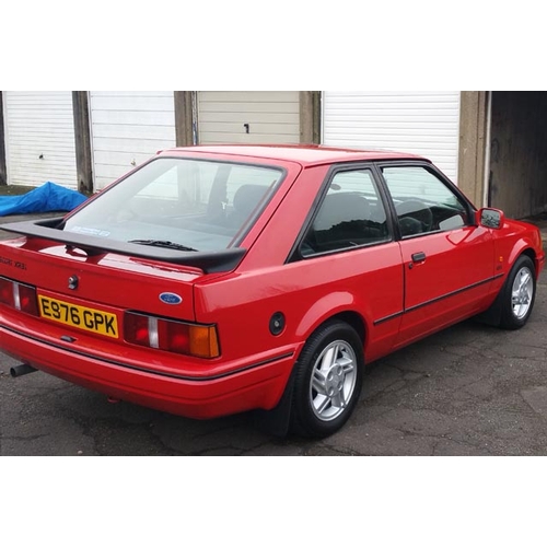 149 - Manufacturer:Ford Model:
XR 3i 
First Registered:1988 Registration No:
E976 GPK 
Mileage:9,080 Chass... 