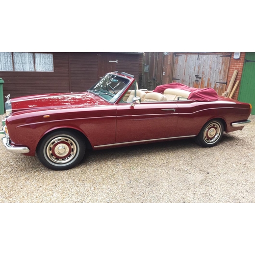 145 - 1968 Rolls-Royce Silver Shadow Convertible
Registration No: CBY 338G