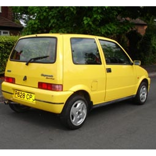 166 - 1997 Fiat Cinquecento Sporting
Registration No: P628CPJ