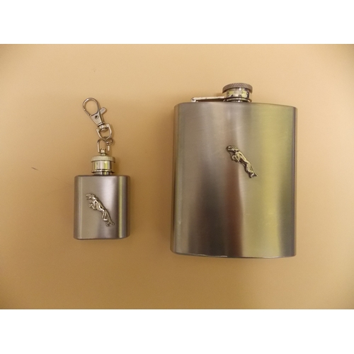 301 - 7oz Whisky Flask and 1oz Brandy Flask