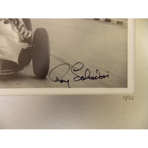 312 - Signed Limited Edition Photograph of Roy Salvadori