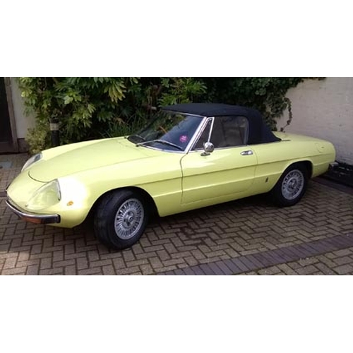 156 - 1972 Alfa Romeo Spider
Registration No: EKP 213K