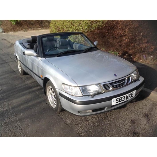 197 - 1998 Saab 9-3 SE Automatic Convertible
Registration No: S83 WKE