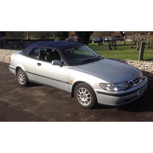 197 - 1998 Saab 9-3 SE Automatic Convertible
Registration No: S83 WKE