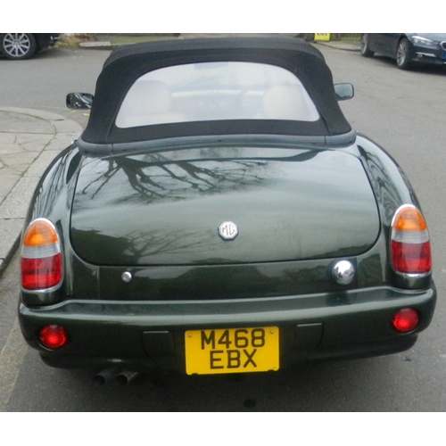 200 - 1998 MG RV8
Registration No: M468 EBX