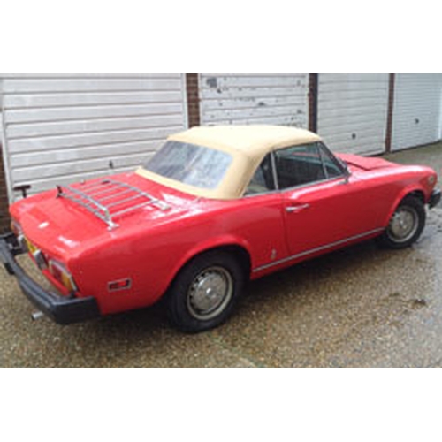 127 - 1978 Fiat 124 Spider
Registration No: GVF 113T