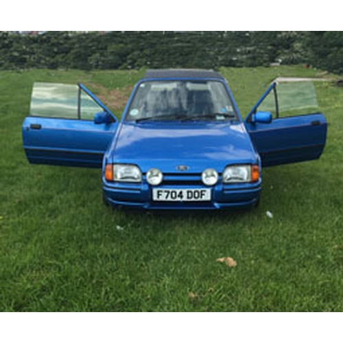 120 - 1989 Ford Escort XR3i
Registration No: F704 DOF