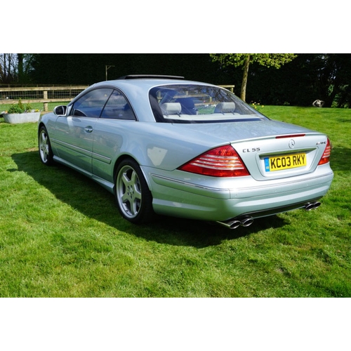 171 - 2003 Mercedes Benz CL 55 AMG Kompressor
Registration No: KC03 RKY