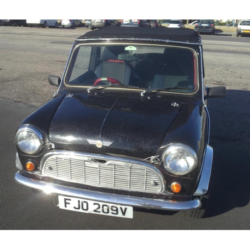 188 - 1982 Austin Mini Convertible
Registration No: FJO 209V