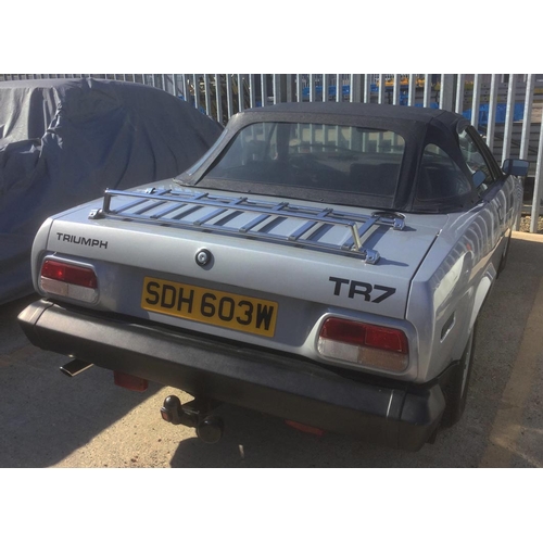 182 - 1981 Triumph TR7
Registration No: SDH 603W