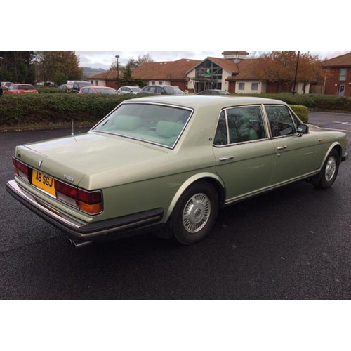 138 - 1985 Bentley Mulsanne Turbo
Registration No: A8 SGJ