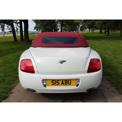 136 - 2007 Bentley Continental GTC
Registration No: GT57 PET