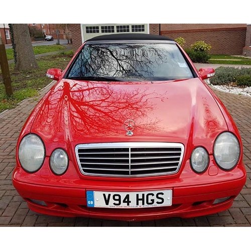 170 - 1999 Mercedes CLK230 Kompressor 
Registration No: V94 HGS