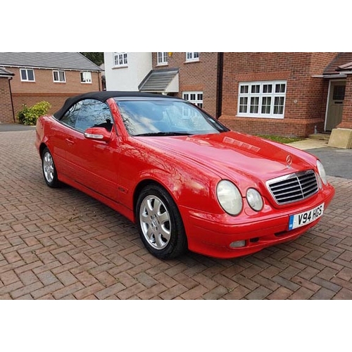 170 - 1999 Mercedes CLK230 Kompressor 
Registration No: V94 HGS