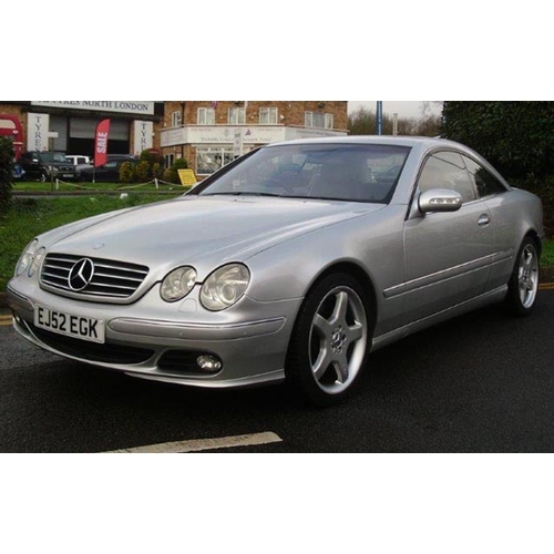 155 - 2002 Mercedes CL500 Auto
Registration No: EJ52 EGK