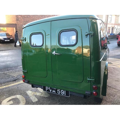 108 - 1957 Morris 1000 Van 
Registration No: PVA 591