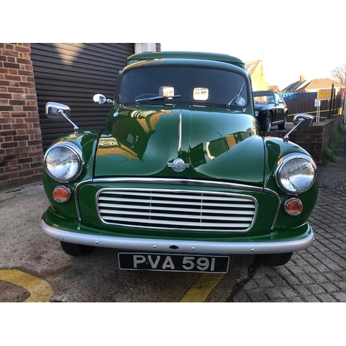 108 - 1957 Morris 1000 Van 
Registration No: PVA 591