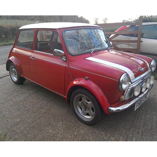 179 - 1989 Austin Mini City E (35th anniversary replica) 
Registration No: F565 CHC