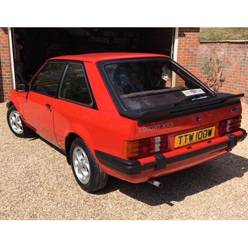 136 - 1980 Ford Escort Mk3 XR3 Press Launch Car
Registration No: TTW 100W