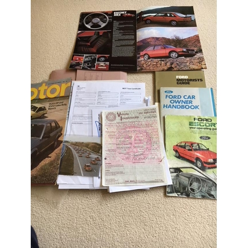 136 - 1980 Ford Escort Mk3 XR3 Press Launch Car
Registration No: TTW 100W