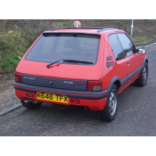 176 - 1992 Peugeot 205 1.9 GTi
Registration No: K646 TFX