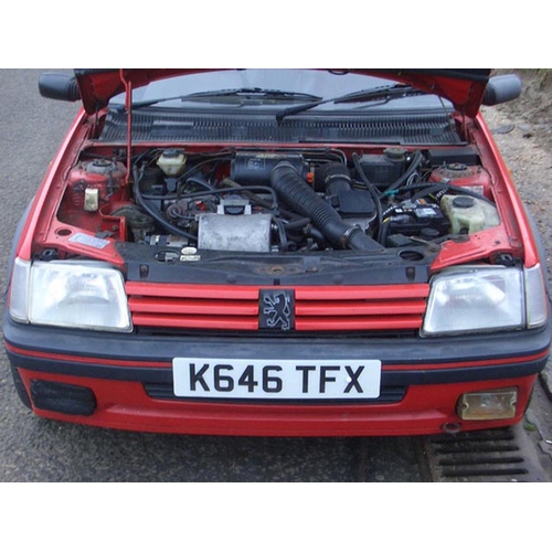 176 - 1992 Peugeot 205 1.9 GTi
Registration No: K646 TFX