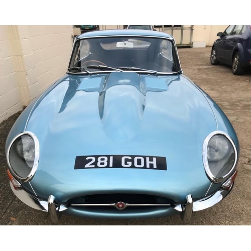 141 - 1962 Jaguar E-Type S1 Fixed Head Coupe 
Registration No: 281 GOH