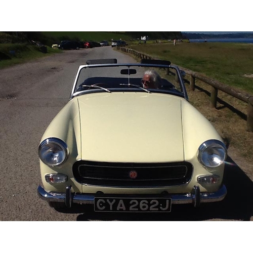 110 - 1970 MG Midget Supercharged
Registration No: CYA 262J