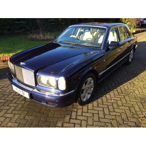 161 - 2001 Bentley Arnage Red Label
Registration No: YLY 91