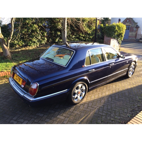 161 - 2001 Bentley Arnage Red Label
Registration No: YLY 91