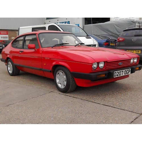 123 - 1986 Ford Capri 2.8 Manual
Registration No: D207 0GP