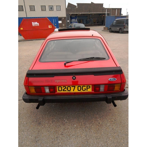 123 - 1986 Ford Capri 2.8 Manual
Registration No: D207 0GP