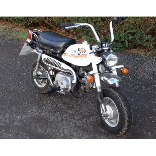 105 - 1978 Honda Z50J Monkey bike
Registration No: YEL 901S