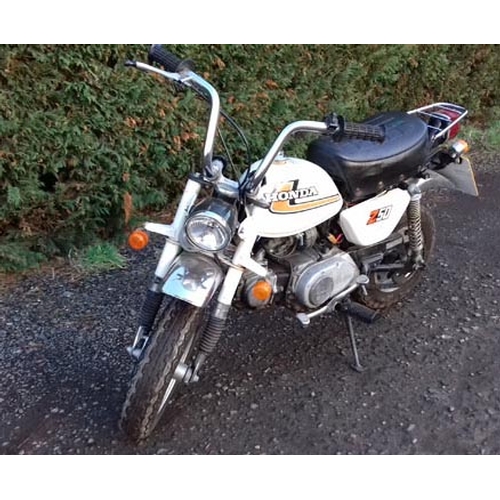 105 - 1978 Honda Z50J Monkey bike
Registration No: YEL 901S