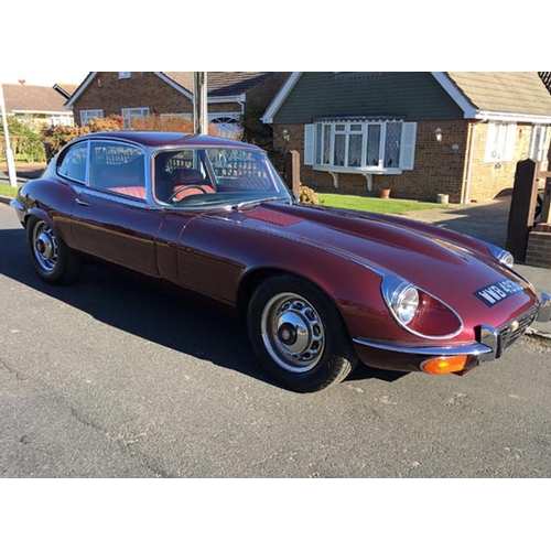 128 - 1973 Jaguar E-Type Series 3 V12 
Registration No: WWB 493L