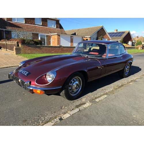 128 - 1973 Jaguar E-Type Series 3 V12 
Registration No: WWB 493L