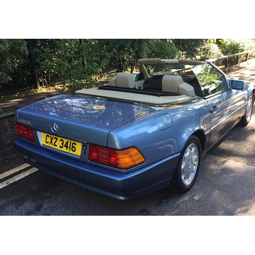 127 - 1990 Mercedes 500SL 
Registration No: CXZ 3416