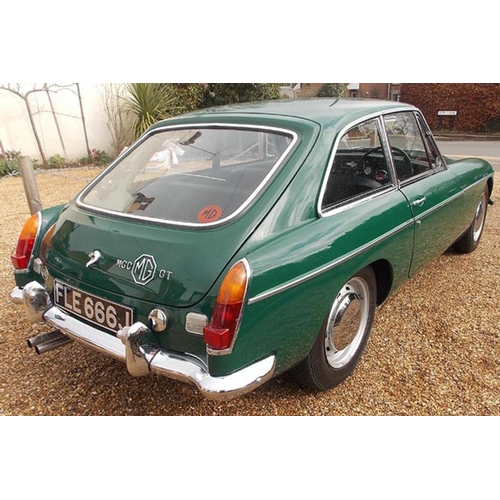 137 - 1970 MG C GT
Registration No: FLE 666J