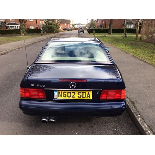 147 - 1996 Mercedes-Benz SL 600
Registration No: N602 SDA