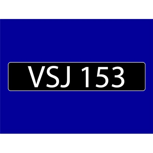 104 - A Cherished Registration Number Plate
Registration No: VSJ 153