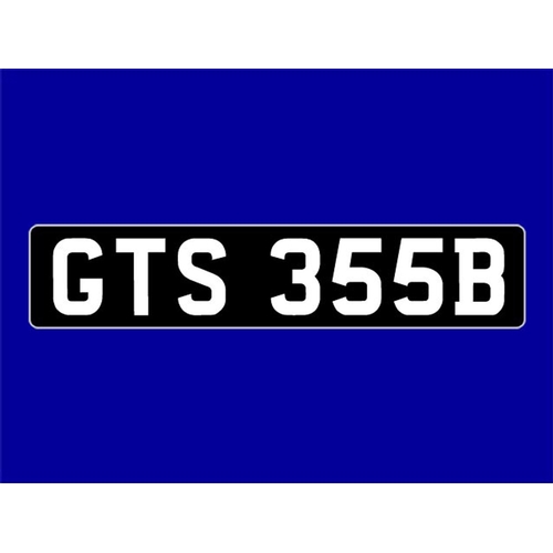 109 - A Cherished Registration 
Registration No: GTS 355B