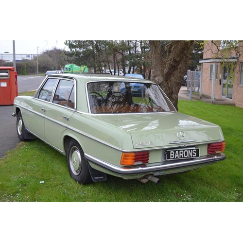 159 - 1975 Mercedes 280E
Registration No: Being Registered with DVLA