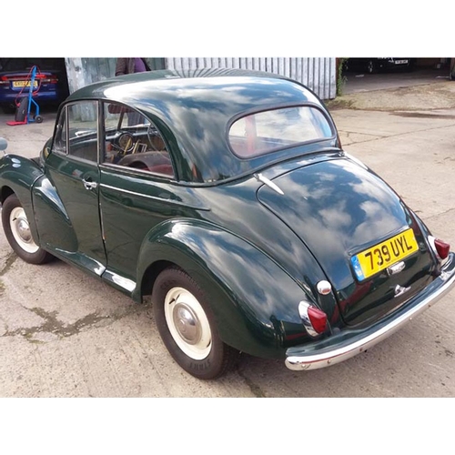 165 - 1955 Morris Minor Split Screen 
Registration No: 739 UYL