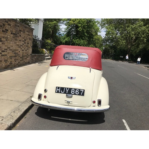 118 - 1953 MORRIS MINOR CONVERTIBLE
REGISTRATION NO: HJY 867