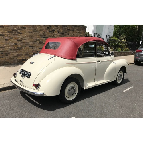 118 - 1953 MORRIS MINOR CONVERTIBLE
REGISTRATION NO: HJY 867